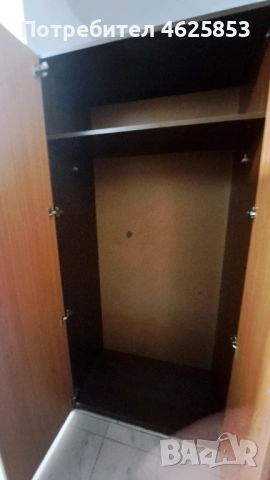 Двукрилен гардероб, снимка 2 - Гардероби - 52853978