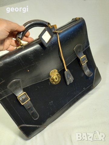 английска луксозна кожена чанта за документи Pickett    20/4