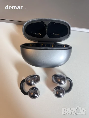 Ucani слушалки с отворени уши тип „щипка“, HiFi музика‌ 360°, 65 часа, за iOS и Android, черни, снимка 9 - Безжични слушалки - 50601023