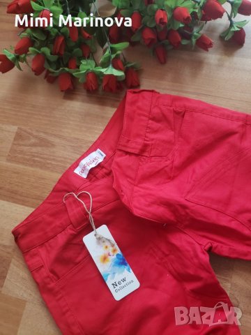 Червен панталон  , снимка 3 - Панталони - 27253950