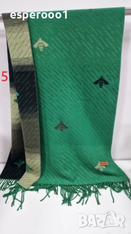 Кашмирен шал на пчели , снимка 5 - Шалове - 51787746