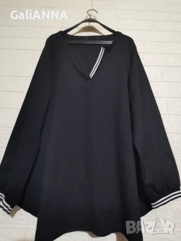 СТРАХОТНА ТУНИКА ЕФЕКТЕН МОДЕЛ 3XL-5XL, снимка 3 - Туники - 50803209