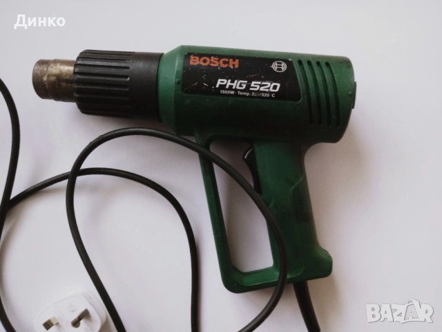 Пистолет за горещ въздух Bosch PHG 520, снимка 2 - Други инструменти - 52975617
