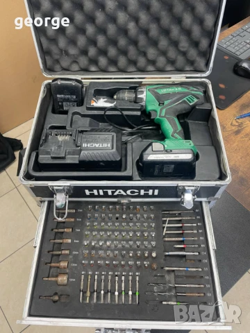 Винтоверт бормашина акумулаторен HiKOKI Hitachi DS18DJL-WK 18.0V, 1.5Ah