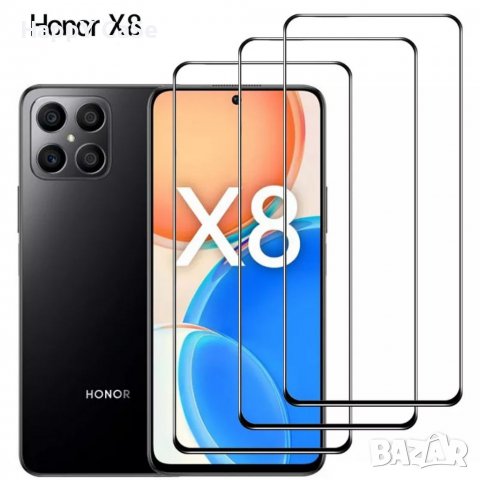 5D ЦЯЛО ЛЕПИЛО Стъклен протектор за Honor Magic 4 Lite 5G / Honor X8 / X7 / Honor 50 Lite, снимка 2 - Фолия, протектори - 36841321