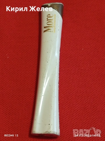 Метална запалка MORE работи иска зареждане за КОЛЕКЦИЯ ДЕКОРАЦИЯ 28644, снимка 5 - Колекции - 53606239