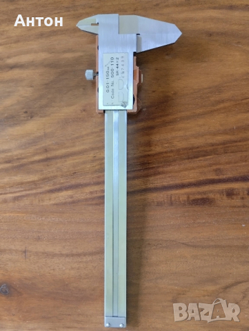 Vintage шублер Mitutoyo , снимка 4 - Шублери - 51633980