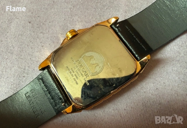 Мъжки черен часовник Pulsar by Seiko черен, снимка 3 - Луксозни - 53592567