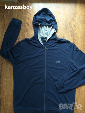 hugo boss jacket hooded - страхотно мъжко горнище КАТО НОВО, снимка 9 - Спортни дрехи, екипи - 40580781
