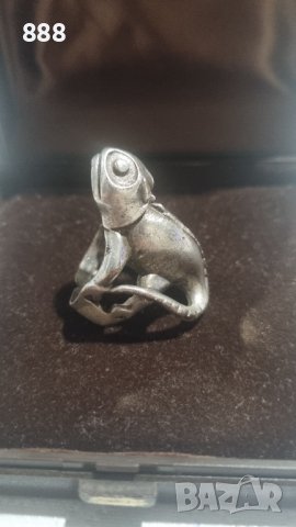 Регулируем пръстен Chameleon античен сребърен месинг, снимка 6 - Пръстени - 43331130