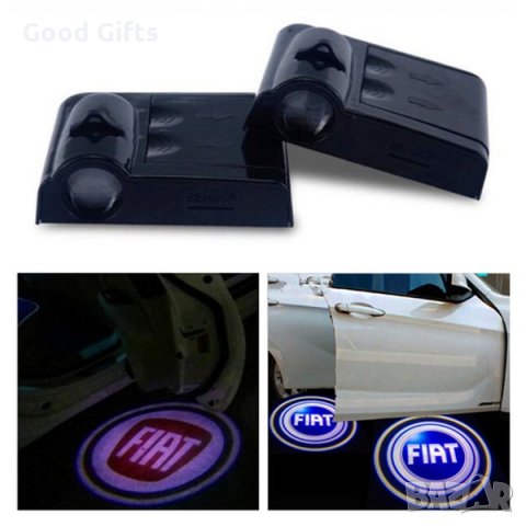 LED logo Безжично лого проектор за врати ФИАТ FIAT