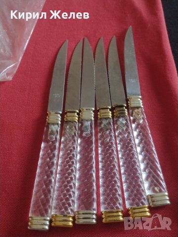 Комплект 6 броя кухненски ножчета много красиви перфектно състояние 42058