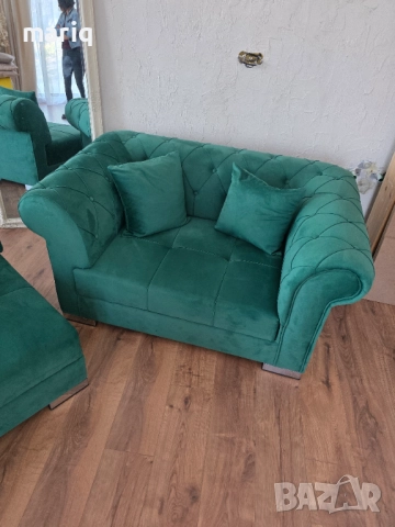 Диван с лежанката , снимка 2 - Дивани и мека мебел - 52350512