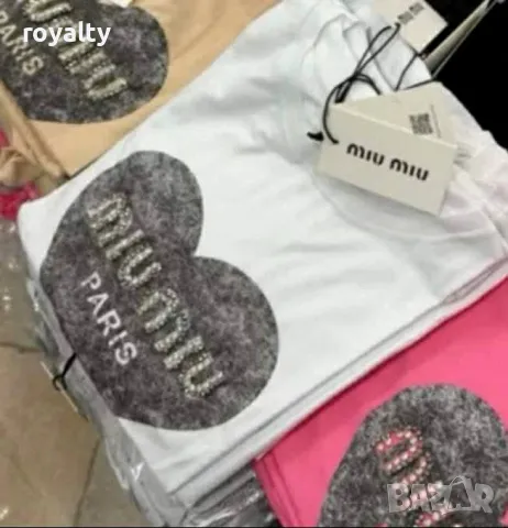 Miu Miu дамски тениски , снимка 2 - Тениски - 49582759