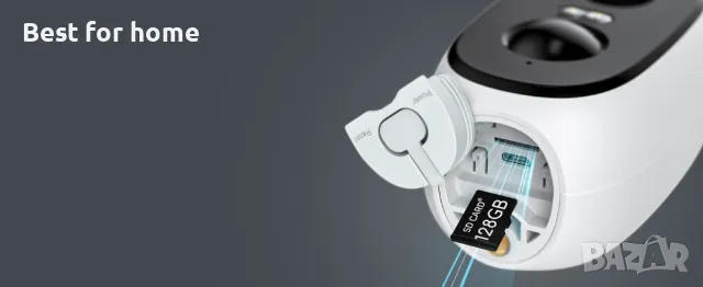 COOAU 2K охранителна камера за външна безжична връзка с акумулаторна батерия, снимка 14 - Камери - 48351367