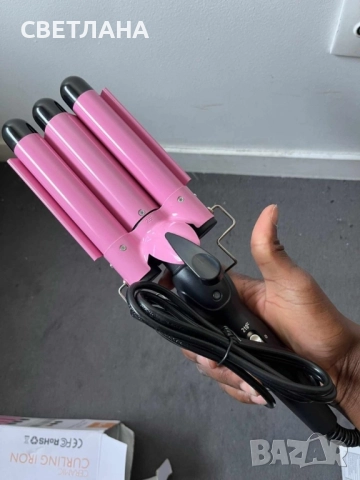 Тройна ретро преса за къдрене , снимка 10 - Преси за коса - 51436845