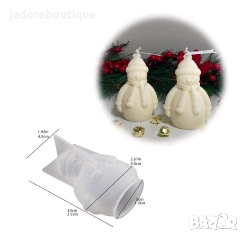 Силиконов молд Цял снежен човек