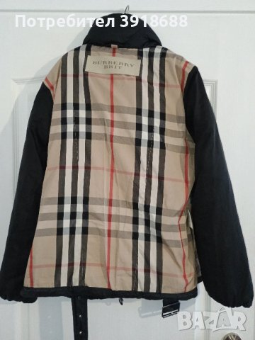 Оригинално -Дамско пухено яке Burberry , снимка 5 - Якета - 43348191
