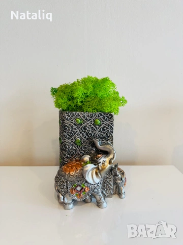 Декорации от скандинавски мъх, снимка 8 - Декорация за дома - 53307440