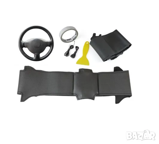 Калъф за волан шиещ 38 см. подходящ за Peugeot Partner 2, Citroen Berlingo B9, 2009-2018, снимка 2 - Аксесоари и консумативи - 47290872