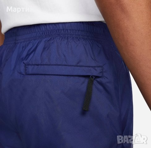 Мъжко долнище Nike Sportswear Windrunner Track Blue/Red - размер L, снимка 5 - Спортни дрехи, екипи - 42985861