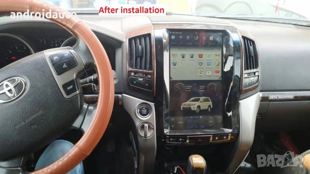 Toyota Land Cruiser LC200 2008- 2019 Tesla 13.3 Android Навигация, снимка 4 - Аксесоари и консумативи - 43863528
