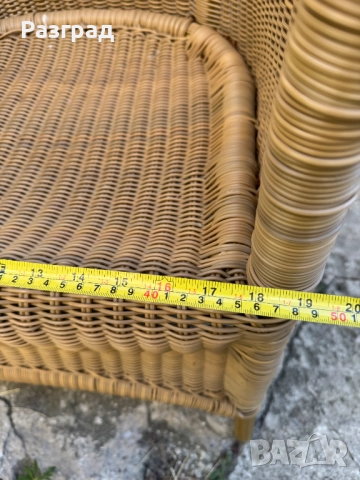 Ратанов  стол, снимка 7 - Столове - 51485324