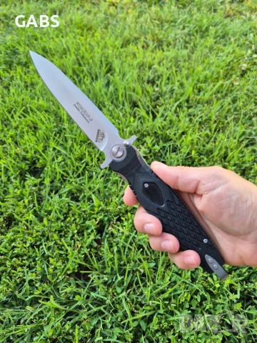 Руски сгъваем нож НОКС Кондор 2,дизайн А.Бирюков, снимка 8 - Ножове - 50667355