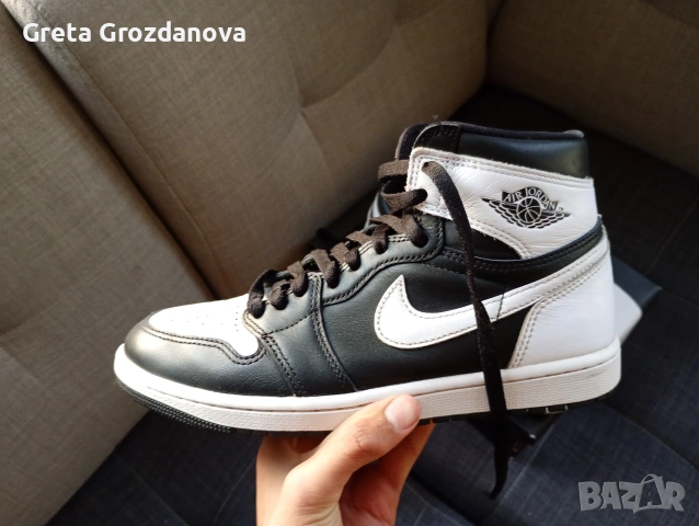 Nike air Jordan 1 high оригинални кецове с оригинална кутия , снимка 6 - Ежедневни обувки - 53123548