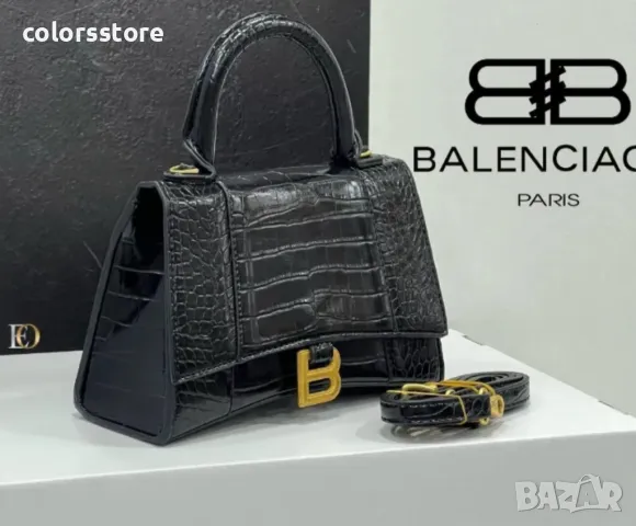 Луксозна Черна чанта Balenciaga код BR-S430, снимка 2 - Чанти - 35013660