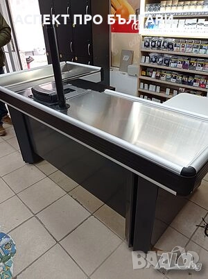 Касов модул 2,10m (нов) с вграден баркод скенер + везна + сейф за банкноти, снимка 6 - Стелажи и щандове - 52169126