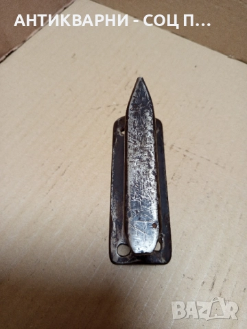 Стара Малка Релсова Наковалня 1кг., снимка 2 - Антикварни и старинни предмети - 51556371