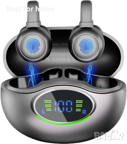 Безжични спортни слушалки с отворени щипки за уши Пусиме