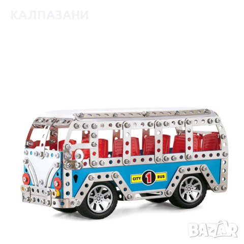 NTOYS ALLOY LINE Метален конструктор АВТОБУС 6903752