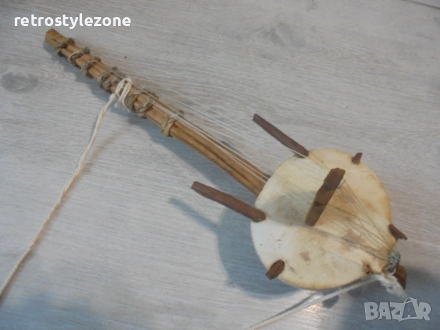 № 8495 Стар африкански музикален инструмент , снимка 3 - Други ценни предмети - 53459484