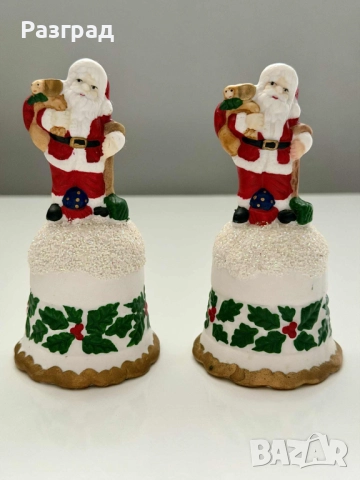 Винтидж Коледни звънчета, снимка 2 - Декорация за дома - 52381263