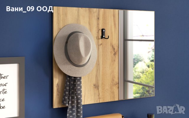 Портманто от 2 части-шкаф и огледало, снимка 3 - Портманта - 42989775