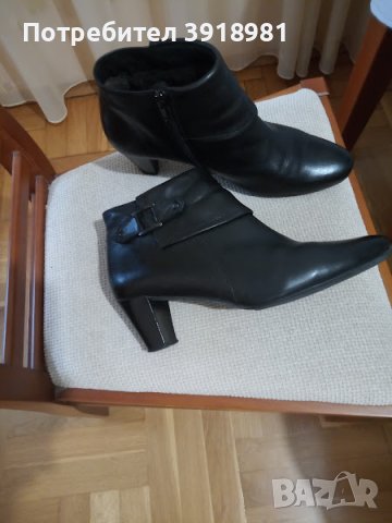 Продавам дамски боти "Gabor" № 40 , кожени ,черни, снимка 3 - Дамски боти - 43343497