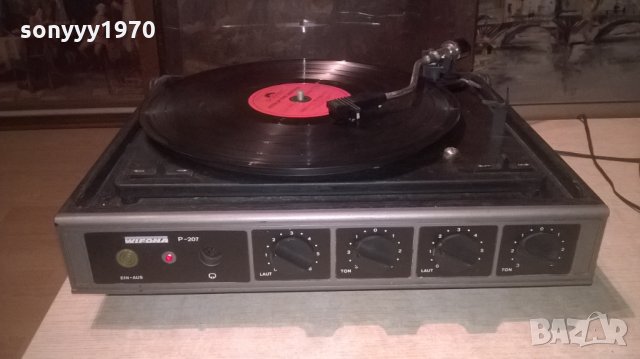 WIFONA P-207 MADE IN WESTERN GERMANY-ВНОС ХОЛАНДИЯ, снимка 6 - Грамофони - 27802467