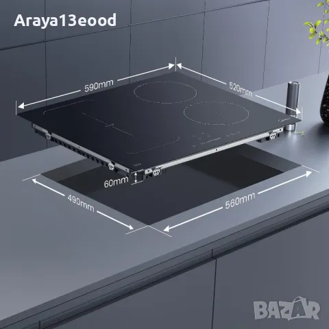 Midea - KI500IX - индукционен плот за вграждане 2 г Гаранция