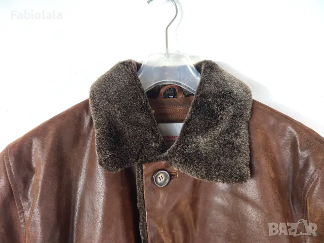 Hooper's London leather coat EU 48, снимка 5 - Якета - 47652186