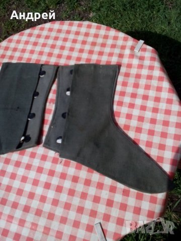 Стари брезентови калцуни,чорапи #2, снимка 3 - Антикварни и старинни предмети - 28730412