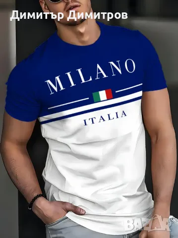 Тениски летни,модерни с двустранен  3 D принт.Размер L 50 - 10 лв,3 за 25лв, снимка 2 - Тениски - 50381383