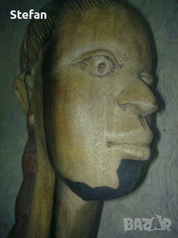 Дървена статуетка, снимка 7 - Антикварни и старинни предмети - 35032074