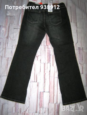 Дамски черни дънки, снимка 2 - Дънки - 36989175