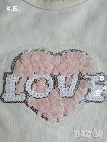 Бебешка рокличка с тюл и пайети р-р 86, снимка 3 - Бебешки рокли - 34721918