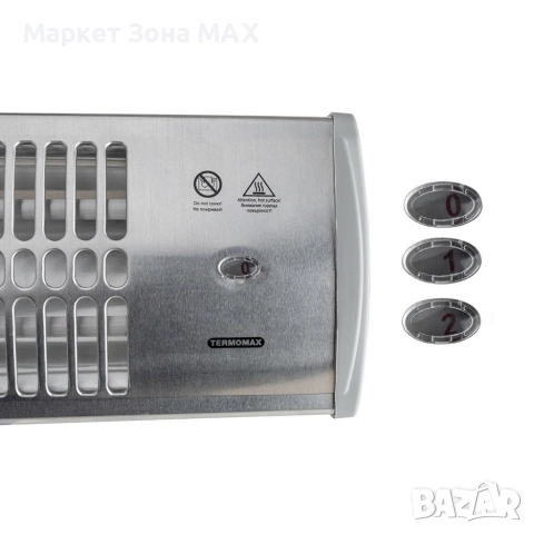 Кварцова печка Termomax TR12Q, 1200W, стенна - Гаранция 24 месеца , снимка 2 - Отоплителни печки - 52933440
