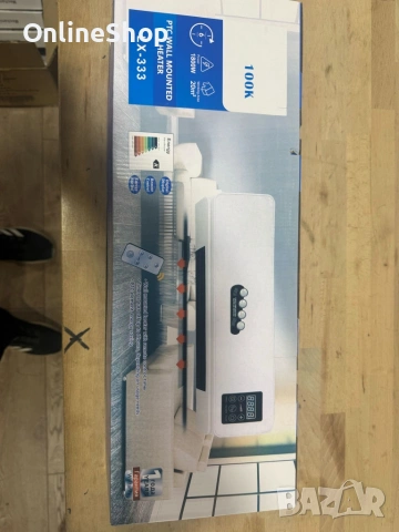 Стенен PTC отоплител и вентилатор LX-333 – 1800W, дистанционно управле, снимка 9 - Друга електроника - 53559167