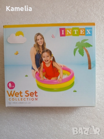 Басейн Intex, Надуваем, Многоцветен, 61х22 см.