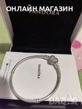 Гривна Пандора - Сърце Сърце, снимка 3 - Гривни - 52066777